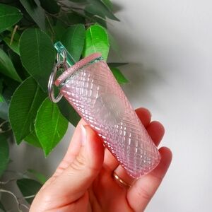 💕 Starbucks Jeweled Peach Mini Tumbler Keychain Ornament 2023 Summer Edition